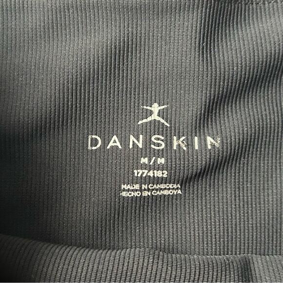 Danskin Blue and Black Biker Shorts Set-women’s size Medium - Picture 6 of 8